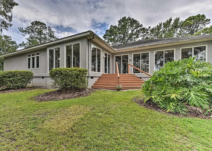 Waterfront Home W/ Shared Dock On Okatie River
