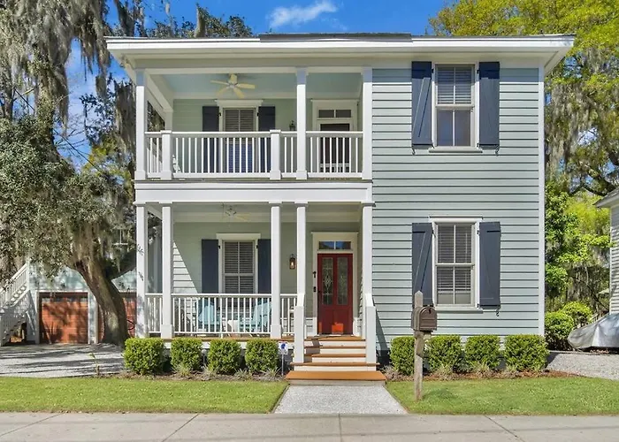 Bluffton Village Home-4Br Heart Of Old Town Luxury
